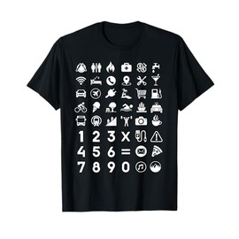 Travel Icon Language Translation Guide Travel T-Shirt