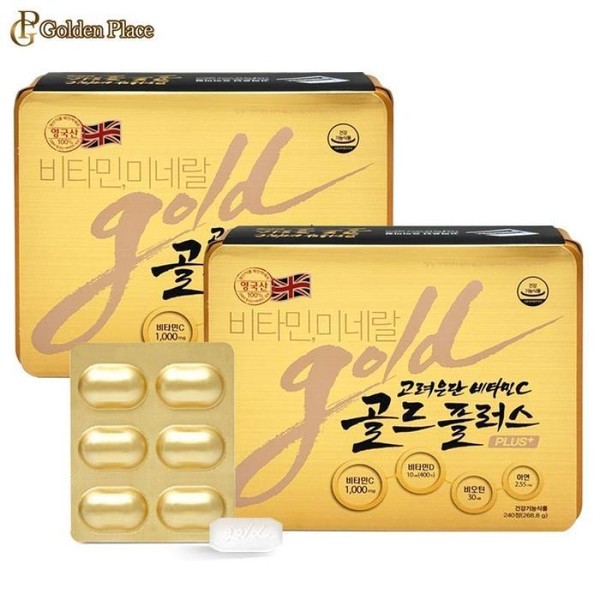 Korea Eundan Vitamin C Gold Plus 240 Tablets 2ea Biotin