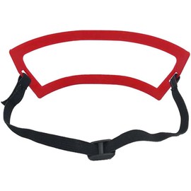 Red Neck Hair Template Neck Hair Template Precise Position Hands-Free Plastic Haircut Guide Neckline Shaving Template for Family Neckline Shaving Neckline Shaving Template Hair Cutting Tools