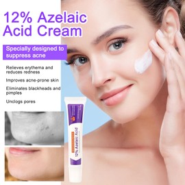 12% Azelaic Acid Face Serum, Azelaic Acid Deep Pore Cleansing, 20 g Azelaic Acid Serum, Azelaic Acid for Redness Compensation, Reduces Pigment Spots, Refines the Complexion
