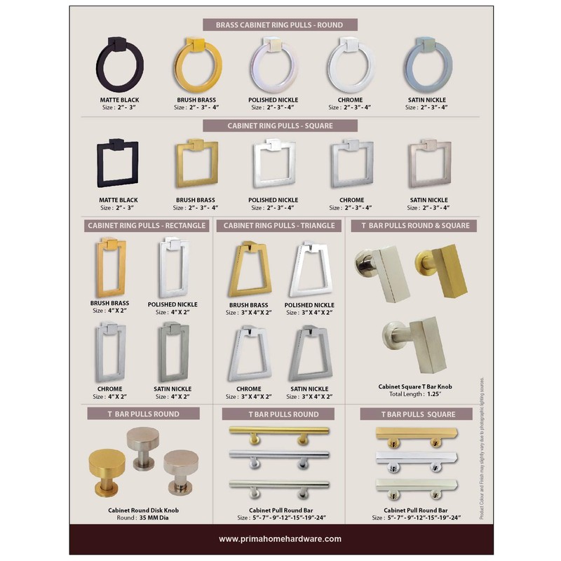 Ring Pulls Round 3" (Polished Nickel)