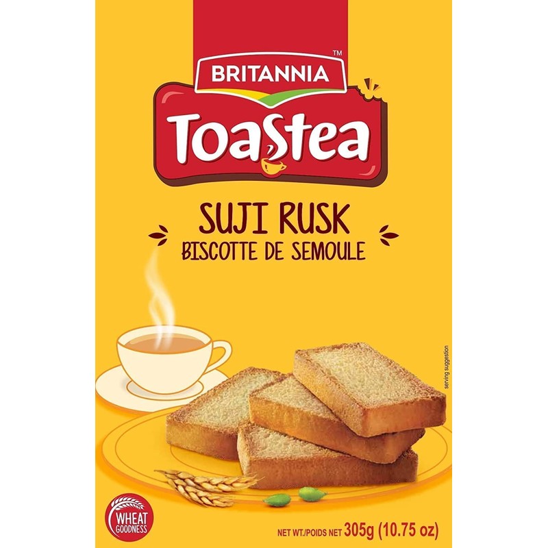 BRITANNIA Toastea Suji Rusk 10.75oz (305g) - Biscotte De Semoule