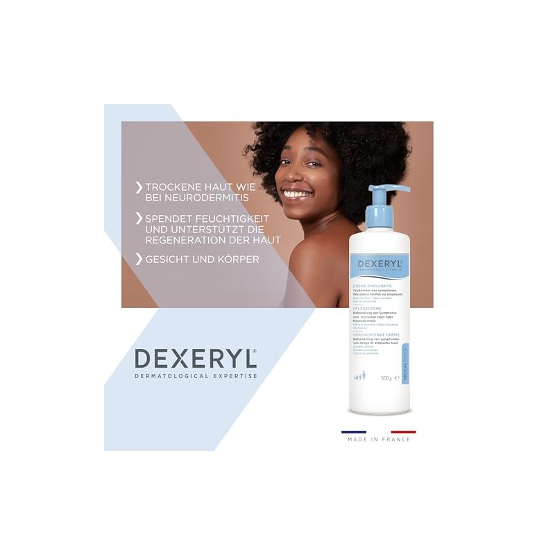Dexeryl Crema Emoliente seco 500g Piel