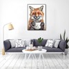 SHEGZHUC Diamond Painting Fox Coffee 30 x 40 cm 5D