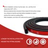 Aroilder Foam Rubber Seal Strip, Self-Adhesive Rectangle EPDM Rubber Weather