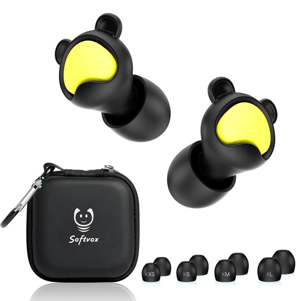 Ear Plugs for Kids (5-12 yrs) & Adults with Small