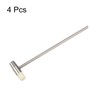 sourcing map 4pcs Double Face Small Plastic Metal Hammer 7"