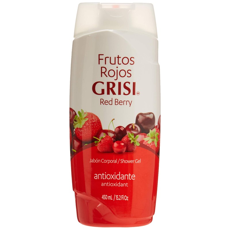 Grisi Shower Gel Frutos Rojos | Jabón líquido Corporal, fórmula