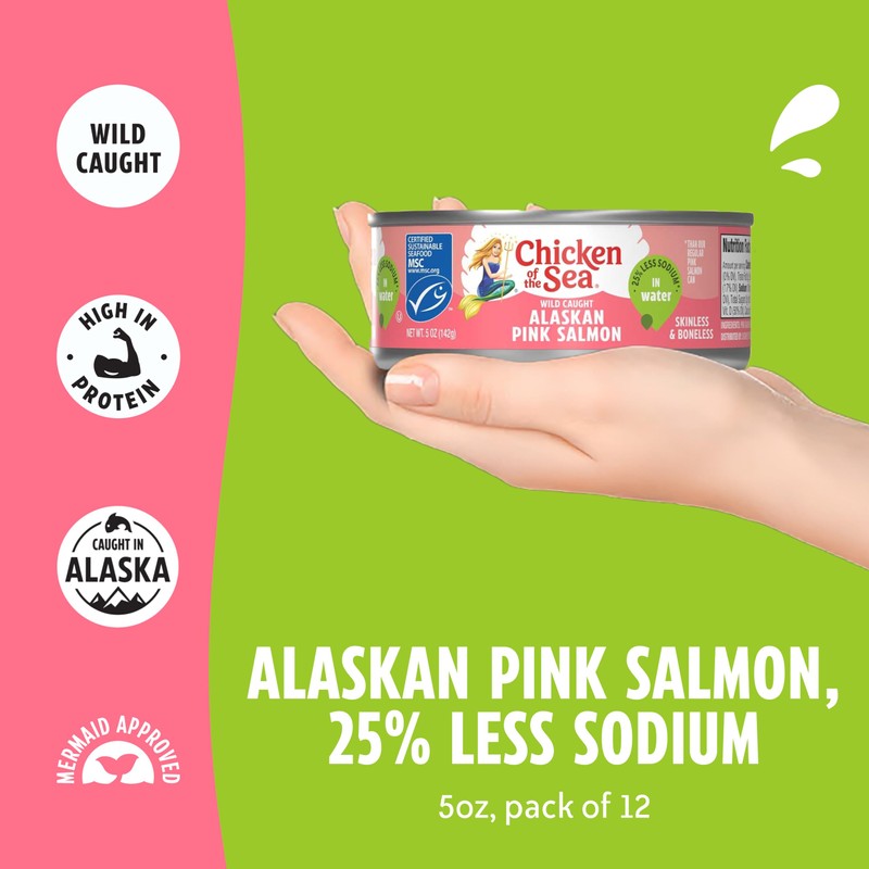 Chicken of the Sea Alaskan Pink Canned Salmon in Water