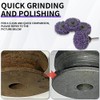 11-Pack 2-Inch Abrasive Discs for Drill - Quick Change Paint