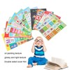 12PCS Educational Posters for Kids Cartoon Learning Poster Waterproof English