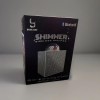 bass jaxx Shimmer Bluetooth Wireless Speaker Disco Lights New Seal Silver