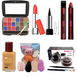 Volo Festive All In One Waterproof Makeup Kit For Women/Girls 15Pcs. 16A31