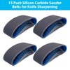 15 Pack 3 x 21 Sanding Belts, Extra Fine Grit