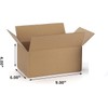 Dchingzu 25 Packs Small Shipping Boxes 9X6X4 Inches, Kraft Corrugated