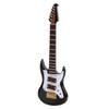 Guitar Model Plastic Material Mini Musical Instrument Desktop Ornament with
