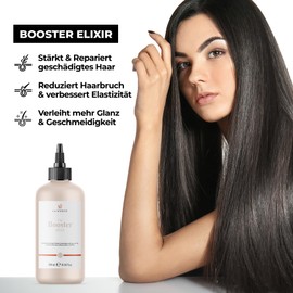 La WERIES Booster Elixir 300 ml - Strengthening & Protection for Damaged Hair - Intensive Care with Proteins & Ceramides - Reduces Hair Breakage & Gives Shine
