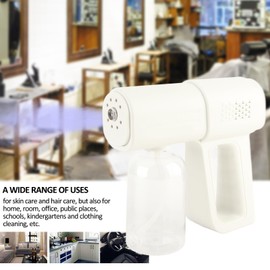 Pulverizador Atomizador de Mano, Máquina Pulverizadora de Cabello, Pulverizador de Luz Azul Recargable, Atomizadores de Peluquería a Vapor para el Hogar, Oficina, Escuela,