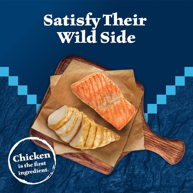 Blue Buffalo Wilderness Grain Free Soft-Moist Chicken & Salmon Cat