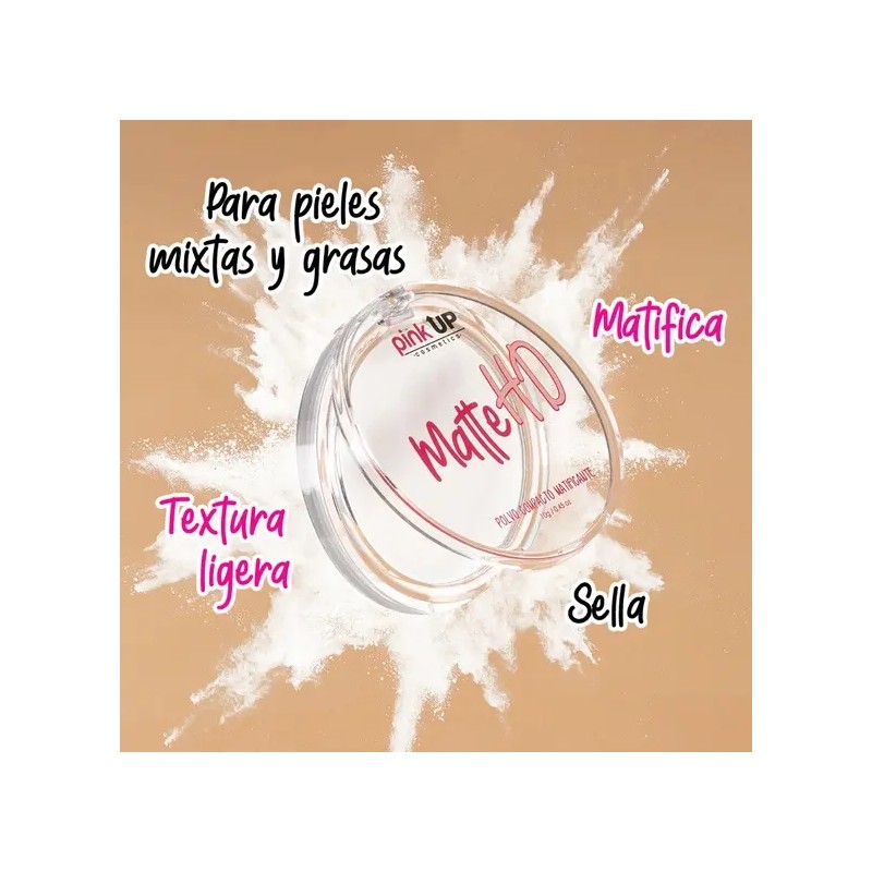 Maquillaje Pink Up Easy Cover + Polvo Matte Hd