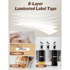 MakeID L1-C Label Maker Tape Refills, 5 Rolls 16mm x