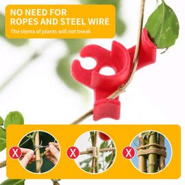Pack of 150 Plant Benders, 90 Degree Training Plant Benders with Low Load, Plant Clips with Low Load, Plant Clips for Bending, Plant Stems (2 Sizes)
