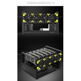 VEDHA VEDDHA NEW T2 - 6 GPU Mining Rig Frame