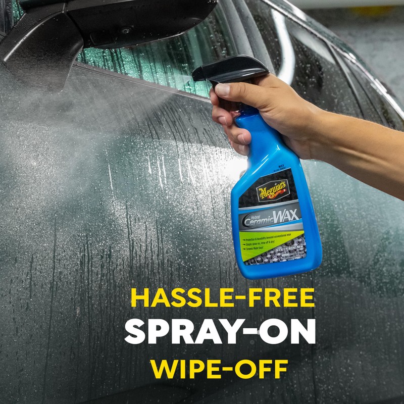 Meguiar's Hybrid Ceramic Wax, Easy-to-Use Spray Wax for Car Detailing