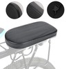 WEZCHUGHAOL Bicycle Rear Rack Cushion Seat, Black Leather-Look Padding, Detachable