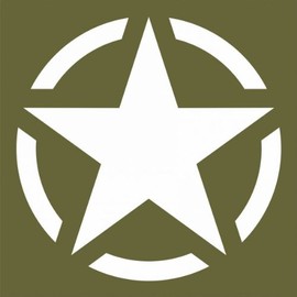 Sticker US Army Star USA Navy USAF Air Force Mary 10 x 10 cm #A045