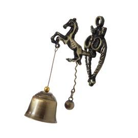 FUNOMOCYA Horse Door Bell Wind Chime Bells Retro Style Wall Mount Home Decor for Australia