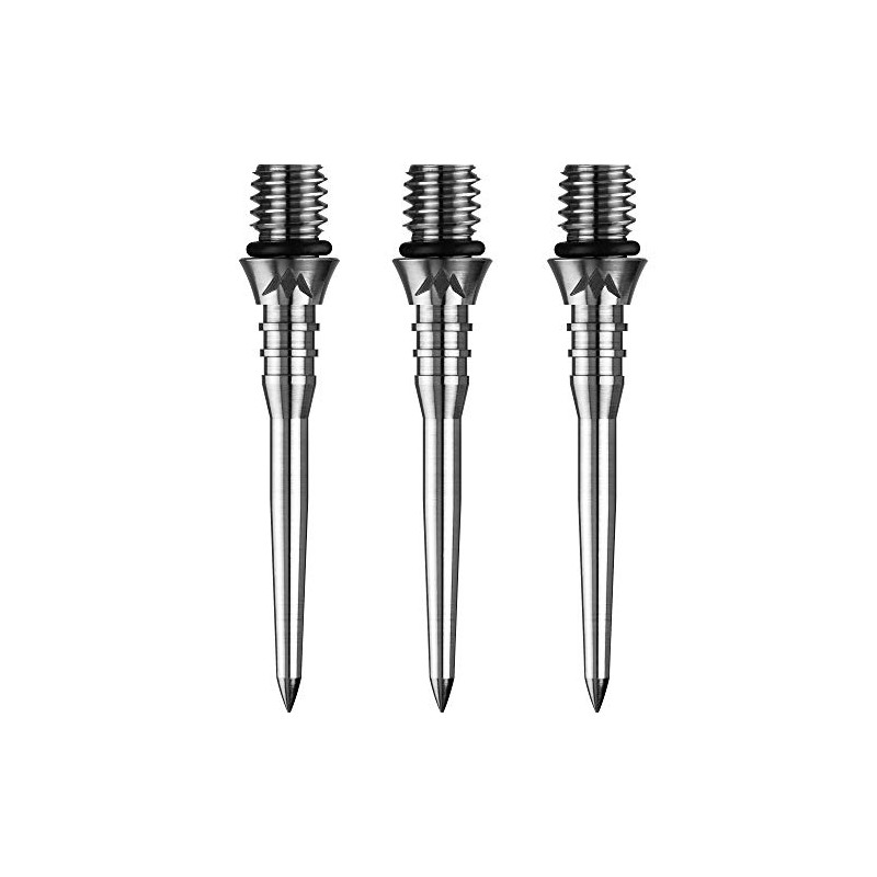 Mission Titan Pro Grooved Conversion Tips, Silver, 26 mm