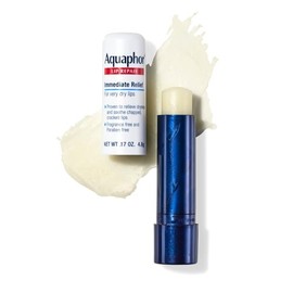 Aquaphor Barra de reparación de labios, paquete de bálsamo labial hidratante, alivia la sequedad, barra de 0.17 onzas, paquete de 2