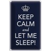 vianmo Blechschild 12x18cm Keep Calm And Let Me Sleep Deko