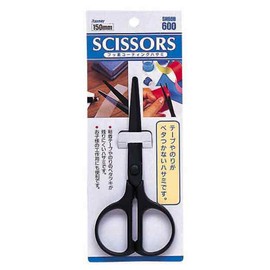 Raymay Fujii SH60B Fluorine Coated Scissors, Black, 5.9 inches (150 mm)