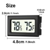 Unbranded 2 Pack Mini Digital Hygrometer Thermometer Gauge, Indoor Outdoor