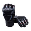 Fighting Gloves Black Tiger Paw Design Thickened Leather Latex Liner