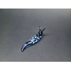 Unmarked Glass Slug, Black and Blue