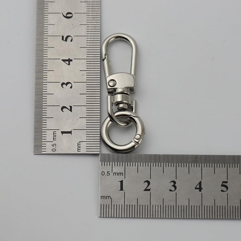 LMAPUR, Set of 2, Hook Key Chain, Metal Detachable Double
