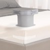 Pack of 4 Bed Sheet Holders with Locking Strips, Removable