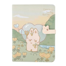 Zeph Hosea Cute Cartoon PU Leather Notebook Kawaii Journal Notebook Japanese Sketchbook A5 Diary Notepad Travel Notebook