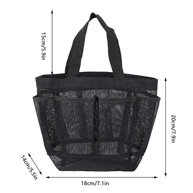 FUYGRCJ Mesh Shower Caddy Tote, Quick Dry Portable Tote Hanging