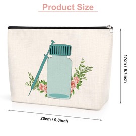 Funny Dermatology Gift Cosmetic Pouch Dermatology Nurse Gift Dermatology Appreciation Birthday Graduation Presents Travel Pouch for Skin Cosmetic Doctor Office Travel Toiletry Bag