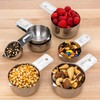 Hudson Essentials Stainless Steel Measuring Cups Set - Stackable Set