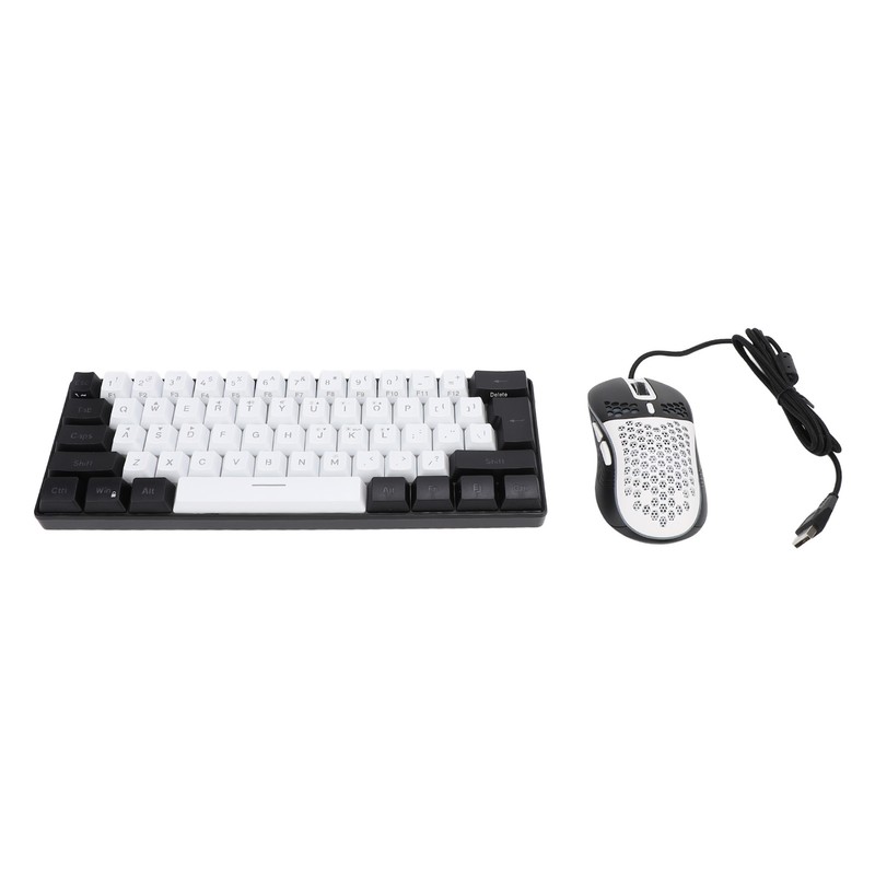 61 Key RGB Illuminated Keyboard with Mouse Multi Color LED