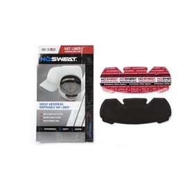 No Sweat Golf Hat Liner & Cap Protection - Prevent Hat Stains Rings, Moisture Wicking, Headband, Sweatband, Hat Saver & Protection, Prevention, Cooling Towel Effect (6-Pack)