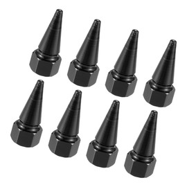 Hihaha Tire Valve Stem Caps/Outer for Car Motorcycle/Durable 8pcs Black Spike Wheel Tyre Tire/Black 8 Pcs