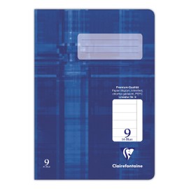 Clairefontaine 331509C notebook A5, premium ruled with margin, 90g, 16 pages, pack of 25