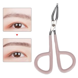 Pinzas para Cejas Pinzas para Moldear las Cejas Herramienta de Maquillaje para Depilación Facial Depilación Encarnada Pinza de Depilación de Acero Inoxidable con de Molienda para Depilación