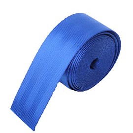 MTP Blue 2" 5cm x 5 Yards (Bue) Seat-Belt Black Polyester Webbing Strap Repair 5 Panel 5000 lbs 5 Panel (2" x 5 Yards, Blue)